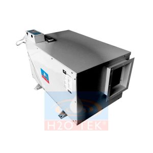 Deshumidificador Acero Inox Refrigeración Cap. 287 Pintas (158 Lts.) 120v Para Ducto Mod. RDDI-158l/D-770 Marca H2OTEK