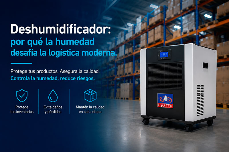 Deshumidificador: por qué la humedad desafía la logística moderna