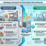 Humedad excesiva en procesos industriales: Cómo los deshumidificadores Branatech previenen pérdidas por corrosión y mermas en verano