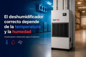 El deshumidificador correcto depende de la temperatura y la humedad