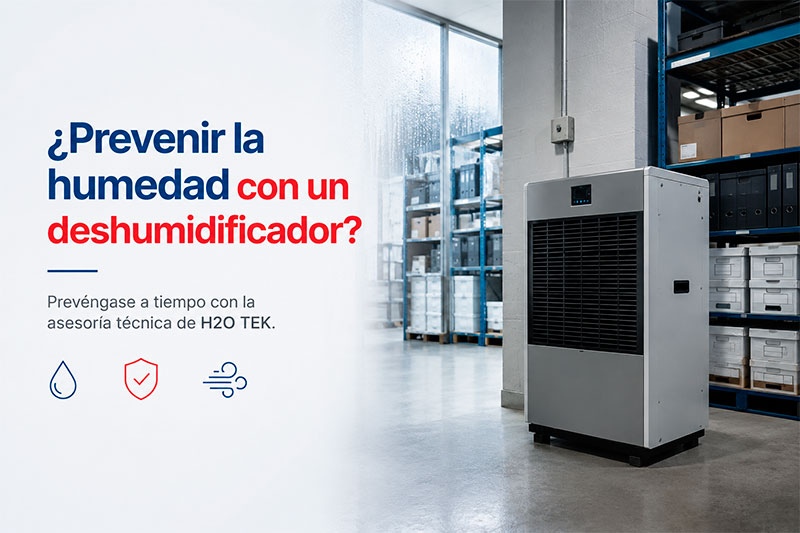 ¿Prevenir la humedad con un deshumidificador?