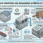 Deshumidificadores industriales más demandados en México en época de lluvias: Análisis regional e industrial