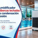 Deshumidificador para albercas techadas contra condensación y corrosión